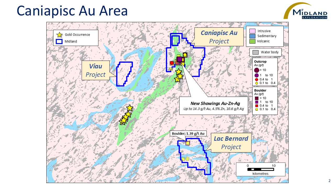 Figure 2 Caniapisc Au Area