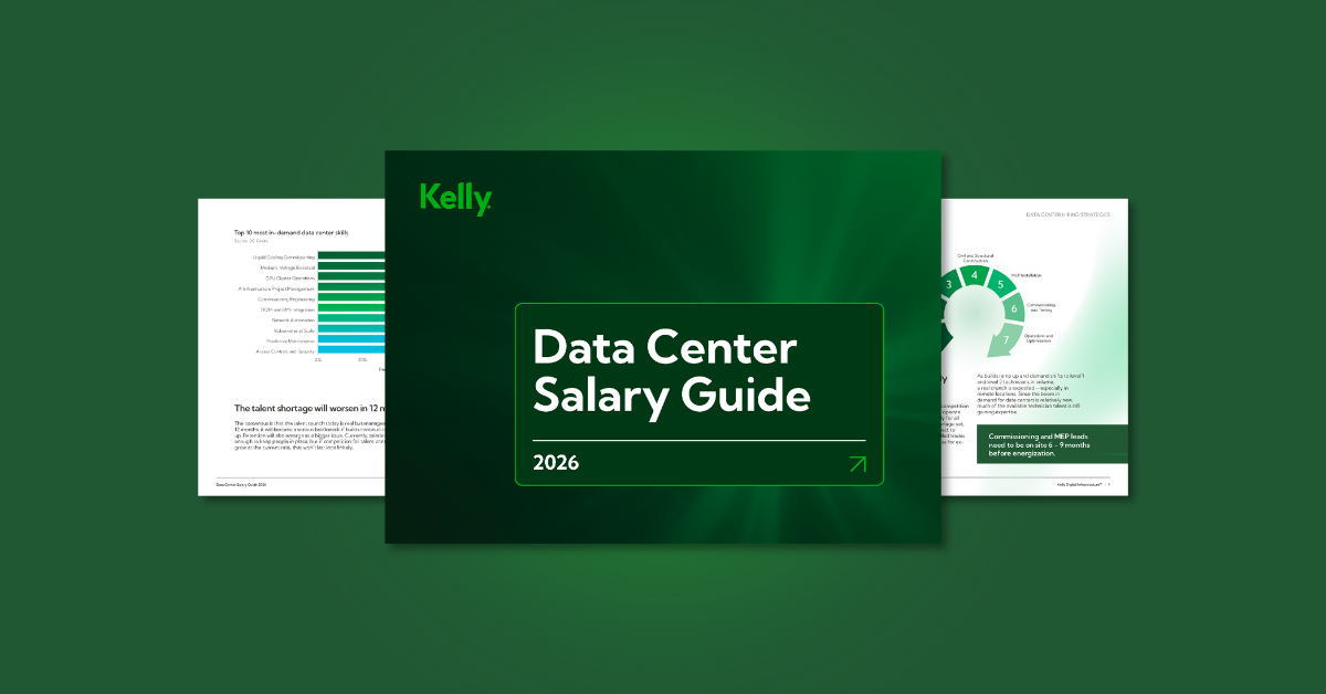 Kelly® Releases 2026 Data Center Salary Guide Highlighting Compensation, Hiring Trends Driven by AI Acceleration