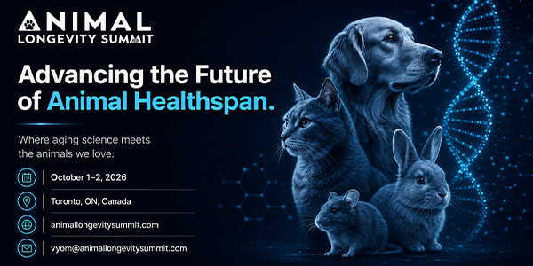 Animal Longevity Summit to Launch First Global Scientific Forum Dedicated to Advancing Healthy Aging in Animals