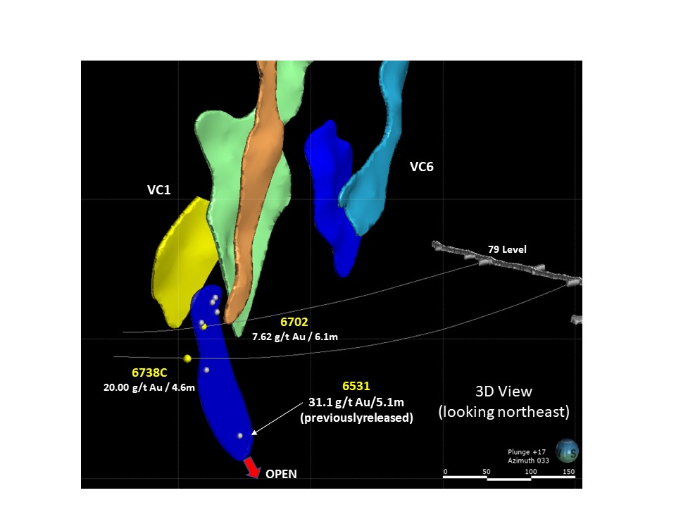 feb10Figure 2 - 3D View of VC Zone Drilling