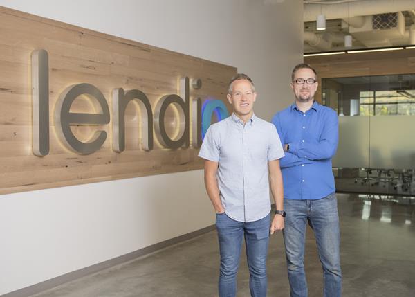 Brock Blake and Trent Miskin, co-founders of Lendio