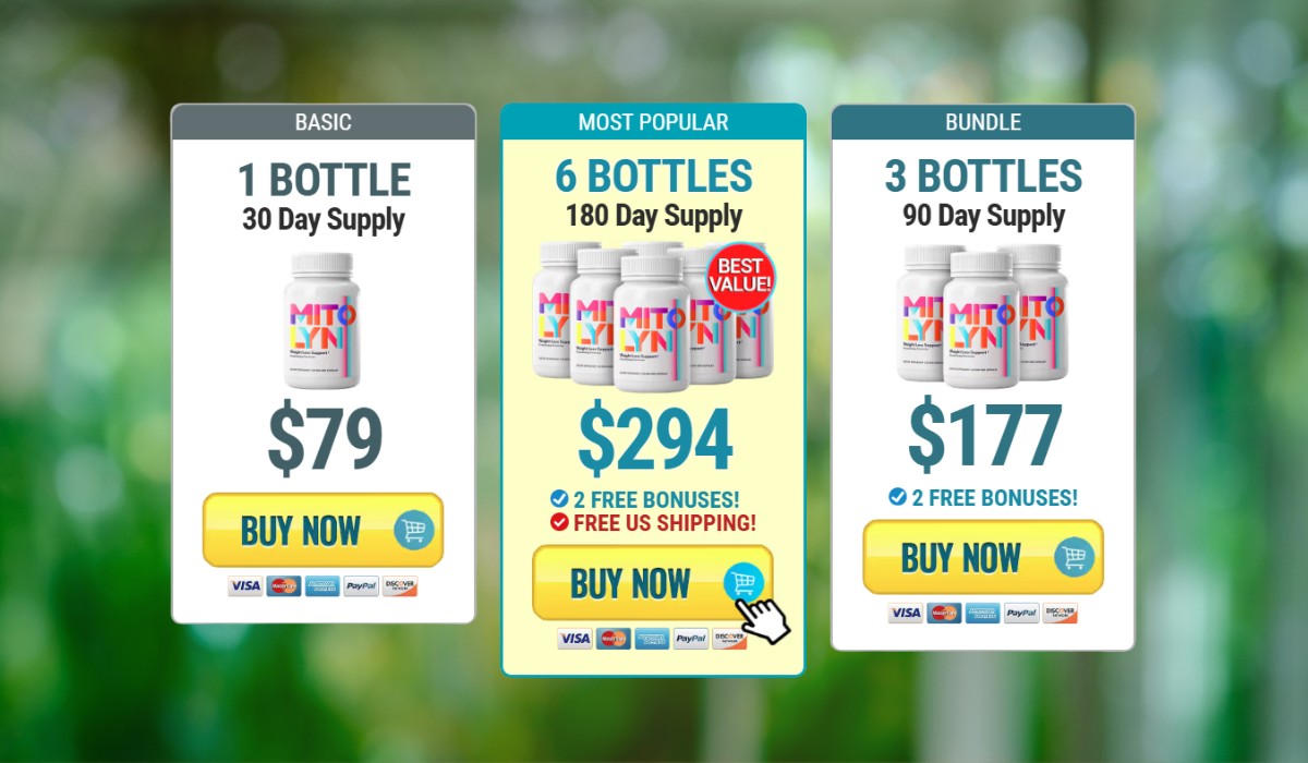 Mitolyn Pricing Options