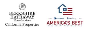 Berkshire Hathaway HomeServices California Properties Agents Named Among RealTrends + Tom Ferry America's Best Real Estate Professionals