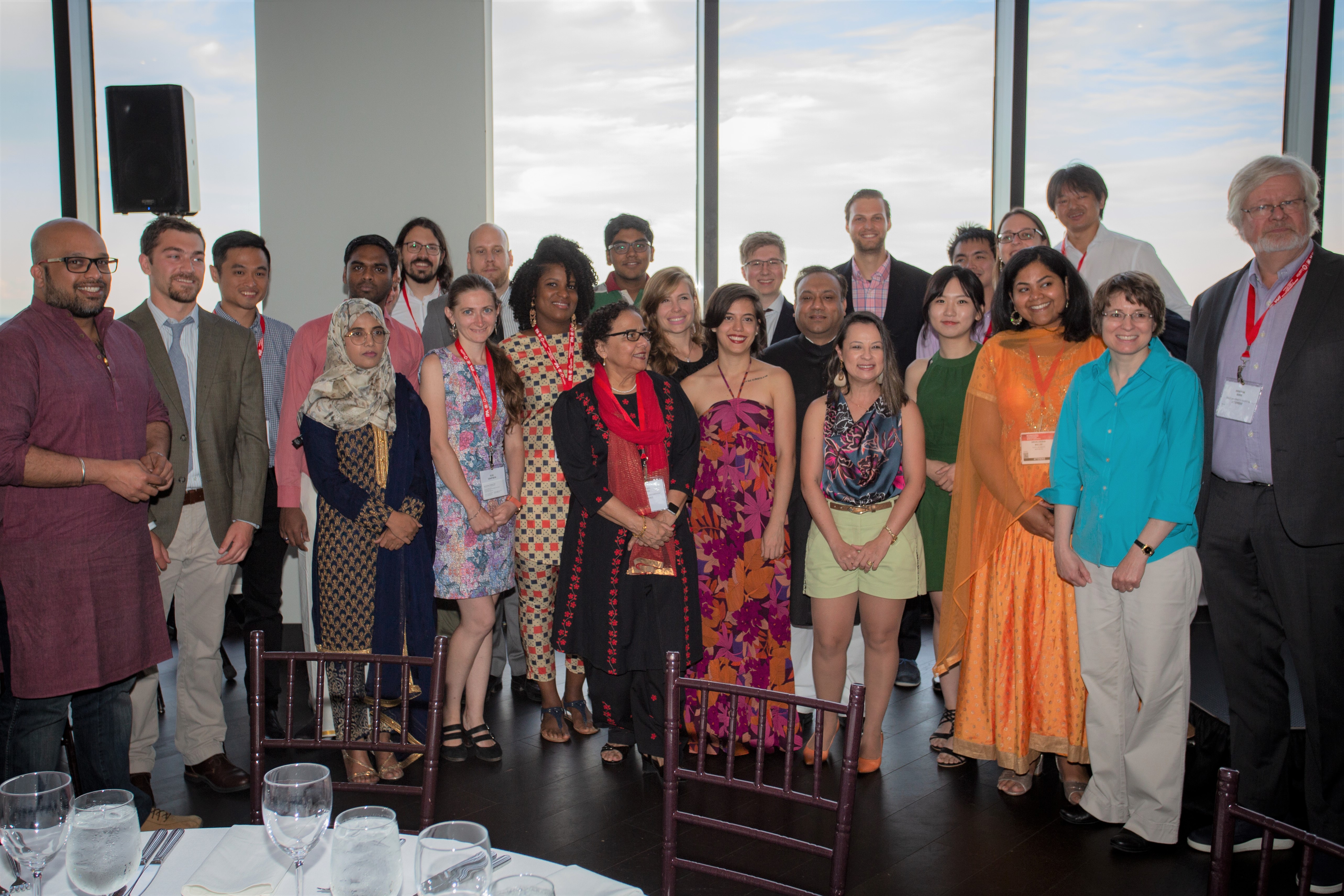 Group photo of the winners of the Poster Awards at the 17th World Congress of the International Photodynamic Association in Boston, USA.