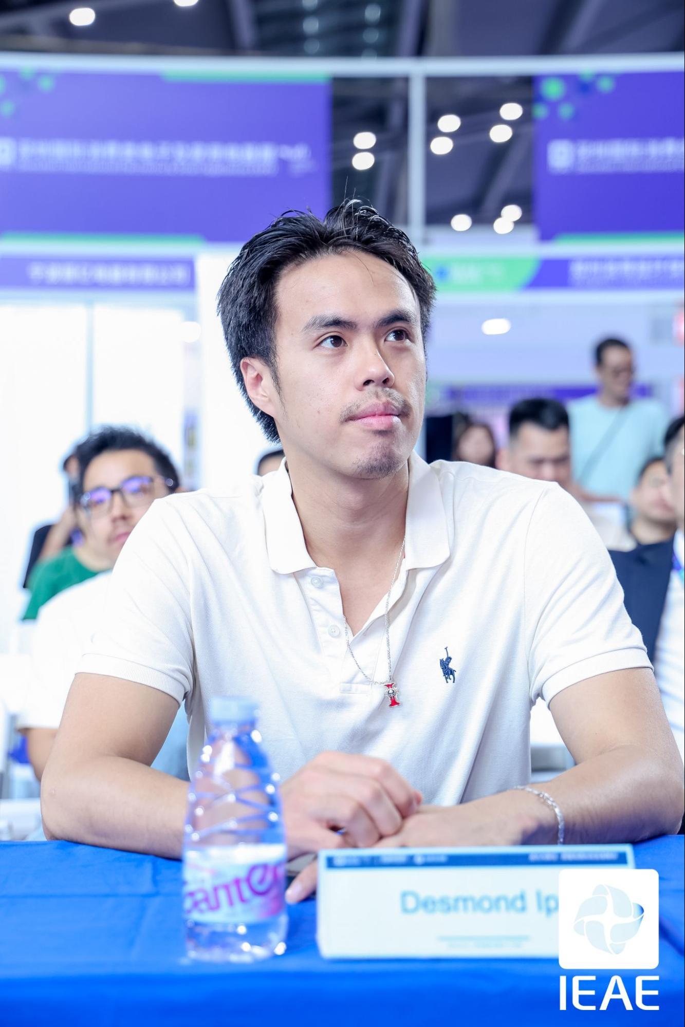 Desmond Ip of DigimentumPR attends shenzhen IEAE