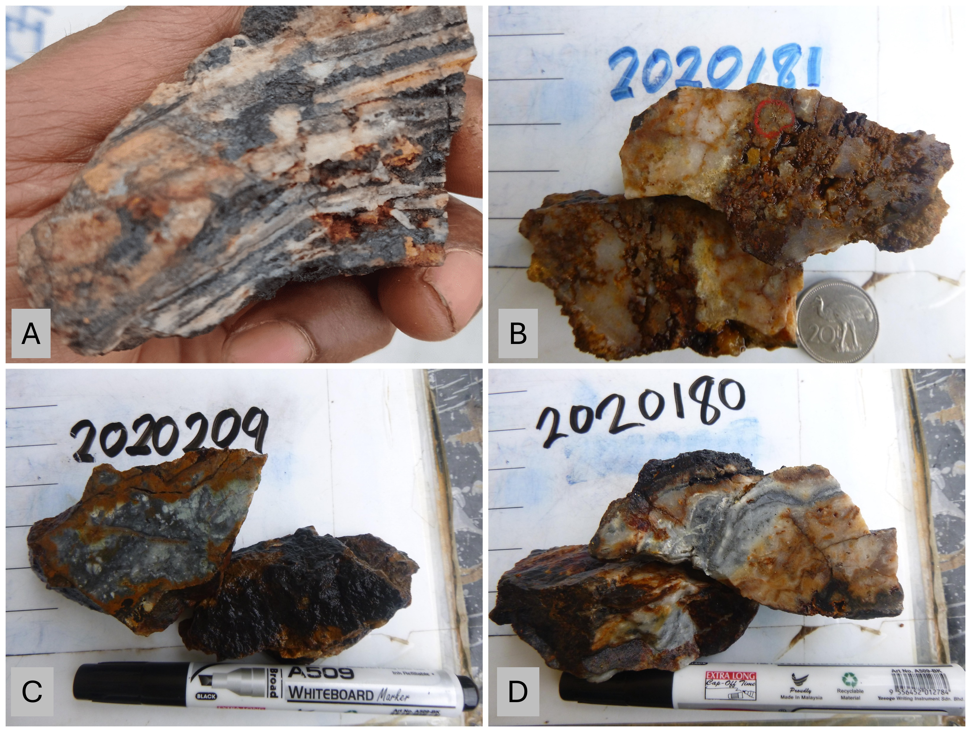 Figure 11 – Wera rock chip samples