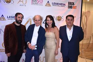 AU4ARTS Launch EventFrom Left to Right: Alejandro Ruiz, Maestro Eduardo Marturet, Sonia Rodrigues & Francisco Merchán