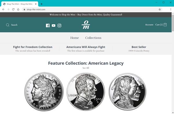 Shop the Mint Ecommerce Website Sales:

For the first time in the history of the Osborne Mint collectible rounds can be purchased directly from the source.  The new ecommerce retail sales portal will allow collectors to buy rounds immediately upon their release.  The quality is guaranteed.  For more information on Osborne Mint visit our newly redesigned website at www.OsborneMint.com. #OsborneMint 

www.Shop-The-Mint.com (Osborne Mint Ecommerce Site).