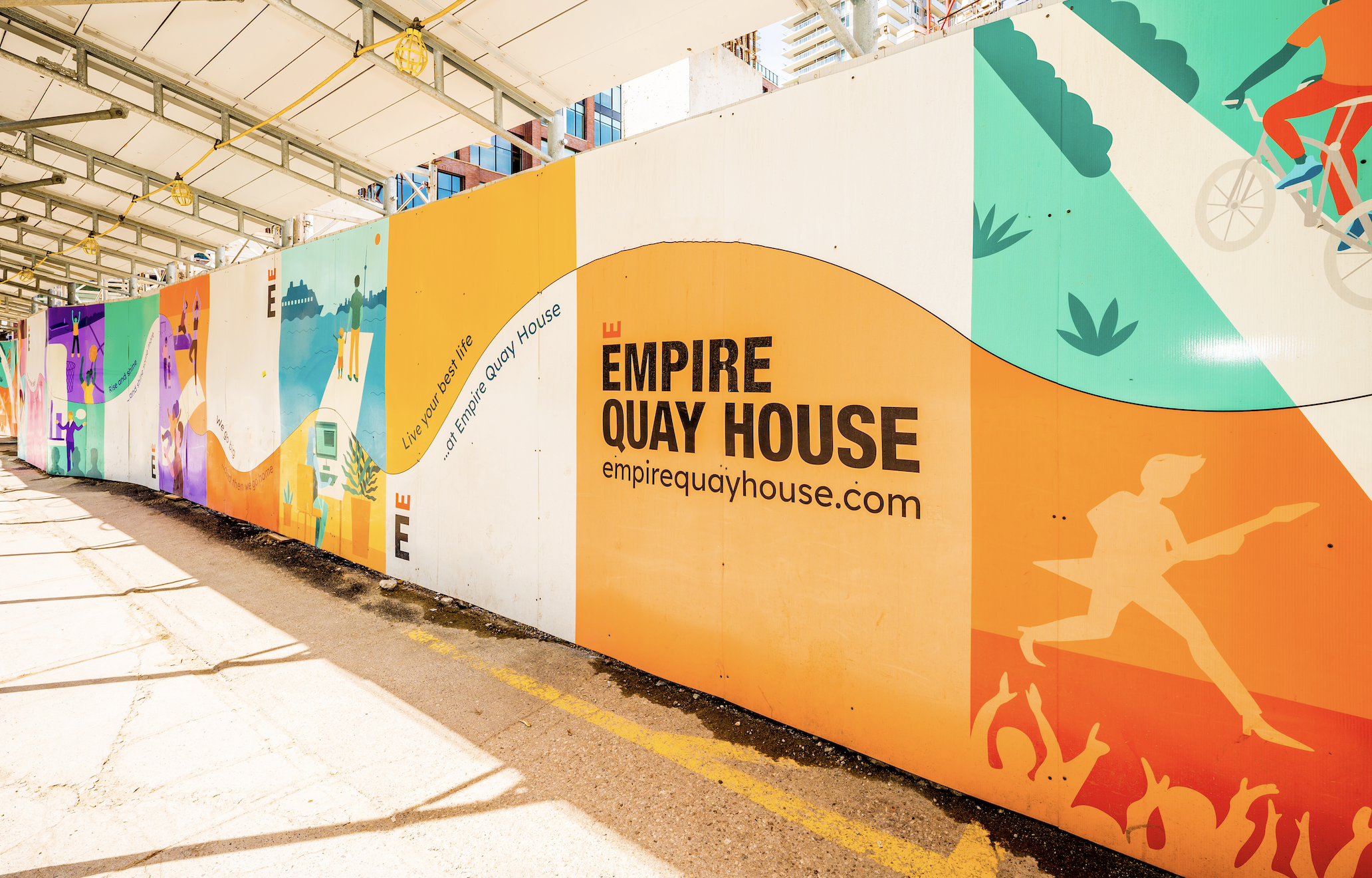 Empire Quay House Construction Hoarding 