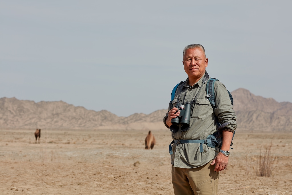 2023 Rolex Awards for Enterprise Laureate Liu Shaochuang is a Chinese remote sensing specialist on a mission to save one of Asia’s last large wild animals, the wild camel