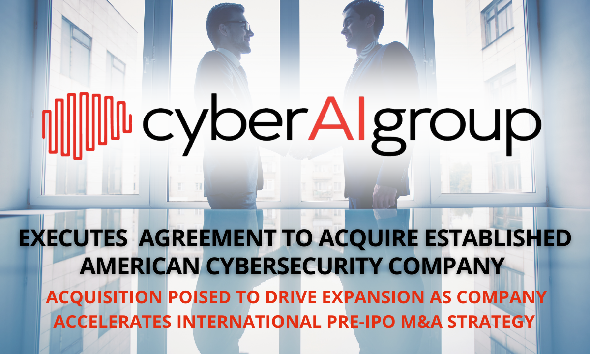 Cyber AI to Acquire Established United States Cybersecurity Company