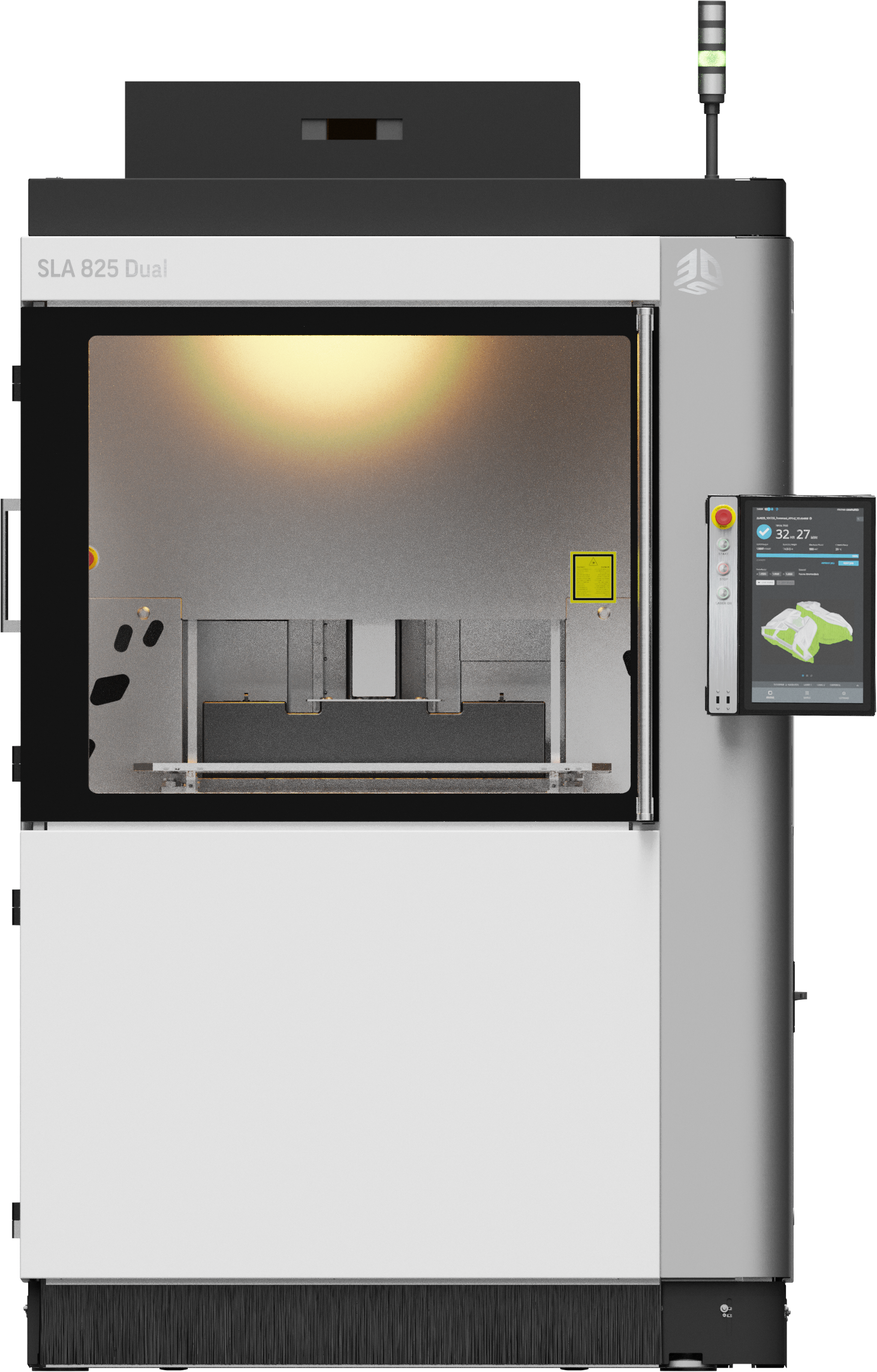 3D Systems’ SLA 825 Dual delivers unmatched surface finish, accuracy, and reliability for high performance industries such as transportation and motorsports, aerospace and defense, and service bureaus.