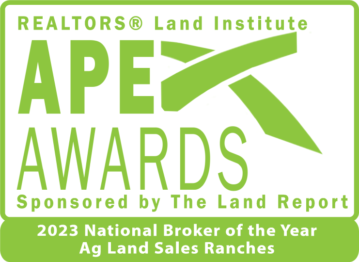 RLI Apex Award 2023 National Broker of the Year in Ranch Sales
