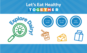 Let's Eat Healthy Together Explore Dairy Image