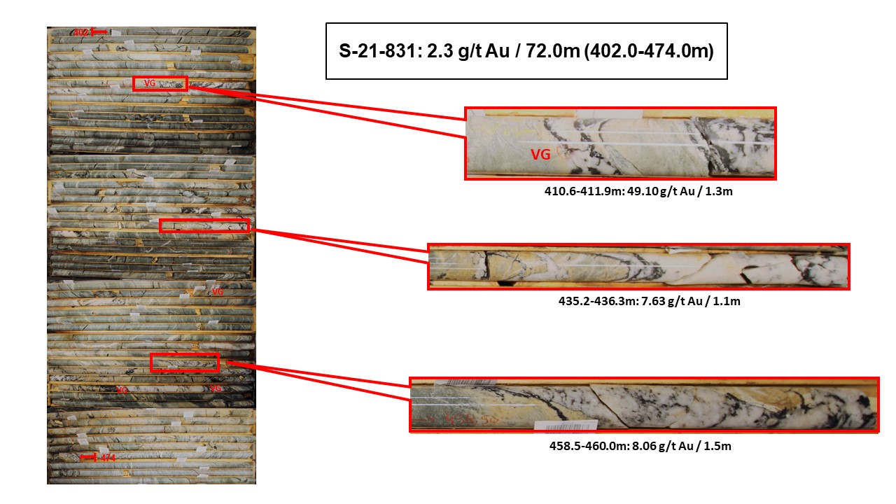 May23Figure 3 - Photograph of Shawkey Zone drill core