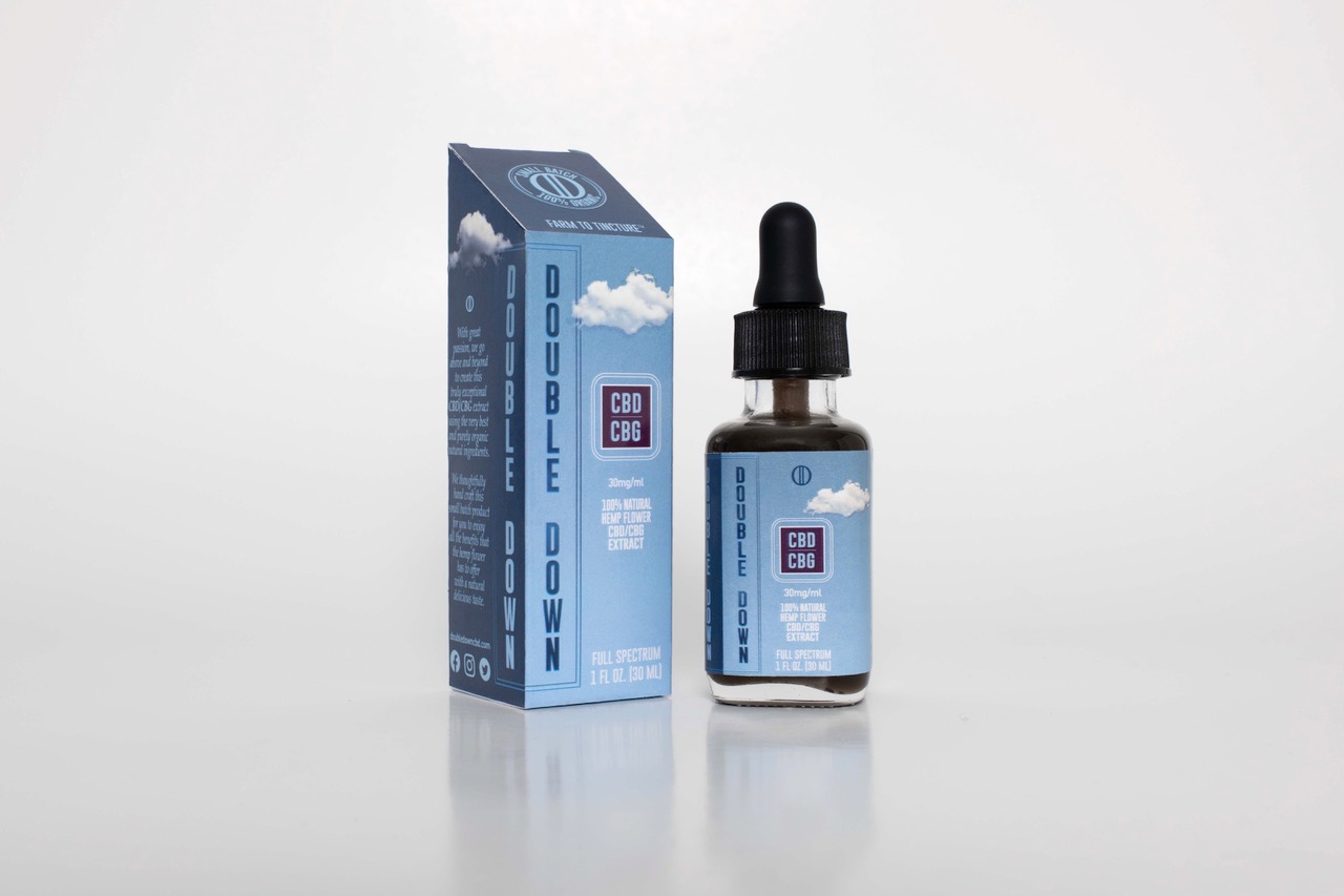 IMAGE Double Down CBD CBG 100% Natural Hemp Flower Extract