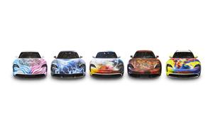 Porsche Taycan art cars