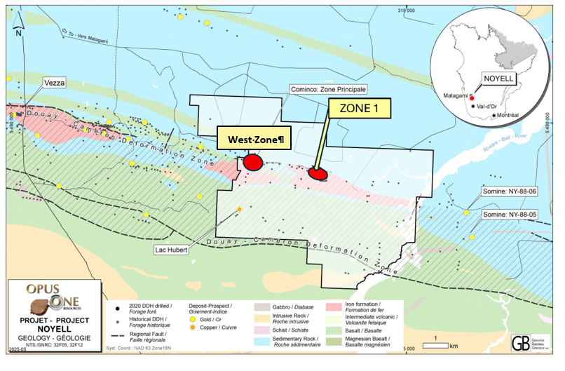 PROPERTY GEOLOGY AND GOLD TARGETS 