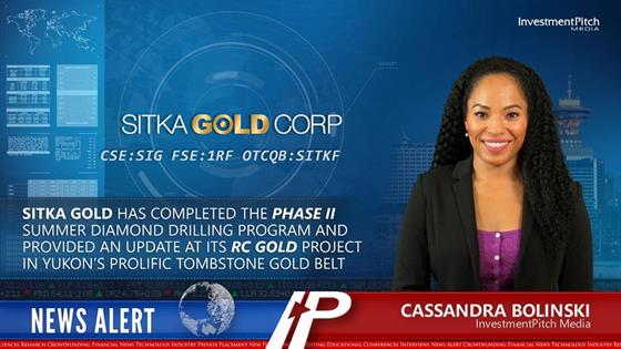 Sitka Gold (CSE:SIG) (FSE:1RF) (OTCQB:SITKF) has completed the Phase II summer diamond drilling program and provided an update at its RC Gold Project in Yukon’s prolific Tombstone Gold Belt.: Sitka Gold (CSE:SIG) (FSE:1RF) (OTCQB:SITKF) has completed the Phase II summer diamond drilling program and provided an update at its RC Gold Project in Yukon’s prolific Tombstone Gold Belt.