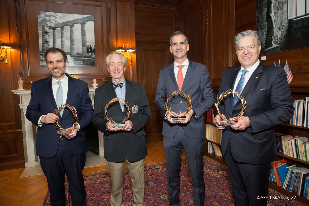 Boston Marathon 2022 Wreath Presentation at the Consulate General of Greece/Photo: Areti Bratsis