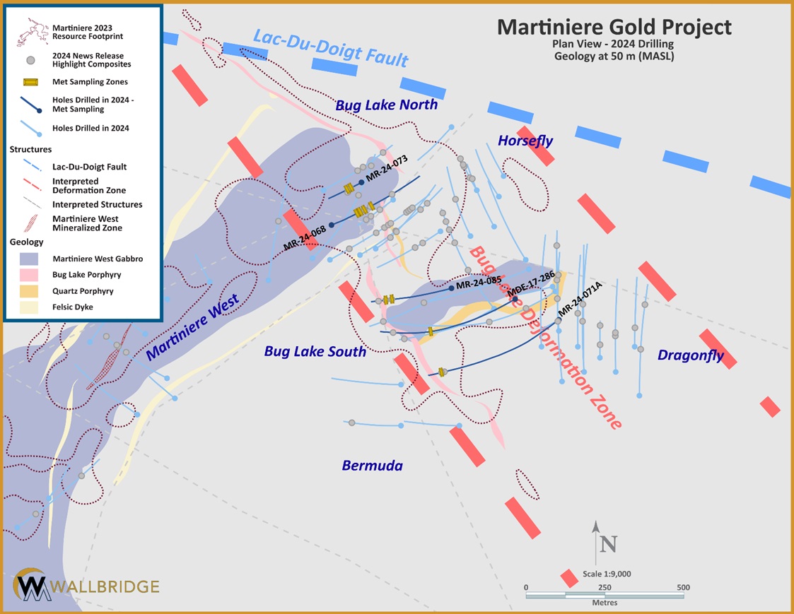 2024 Metallurgical Composite Sample Locations