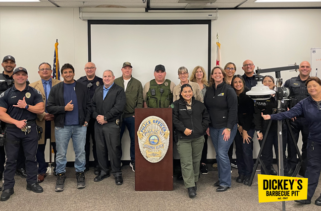 Dickey's Barbecue treats local law Enforcement 