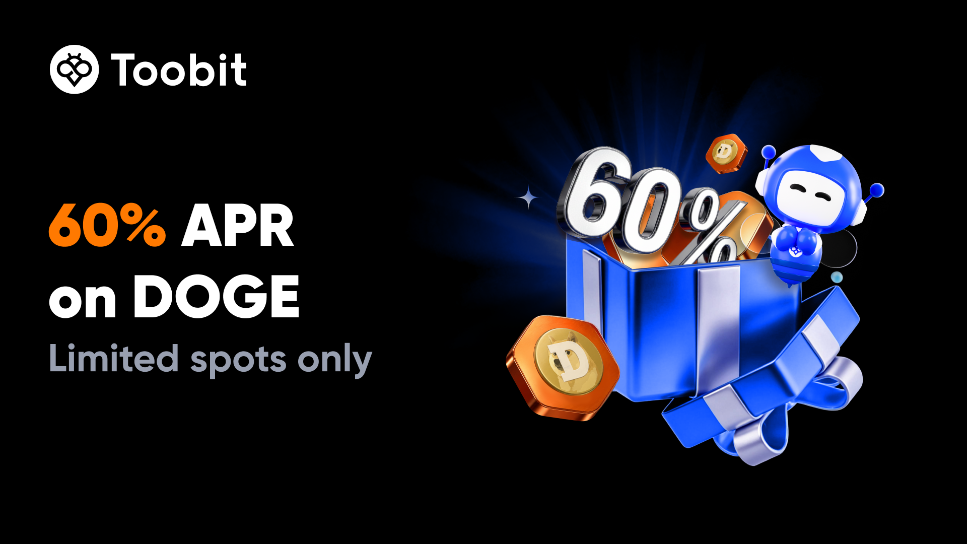 Toobit Earn Adds 60% APR on DOGE
