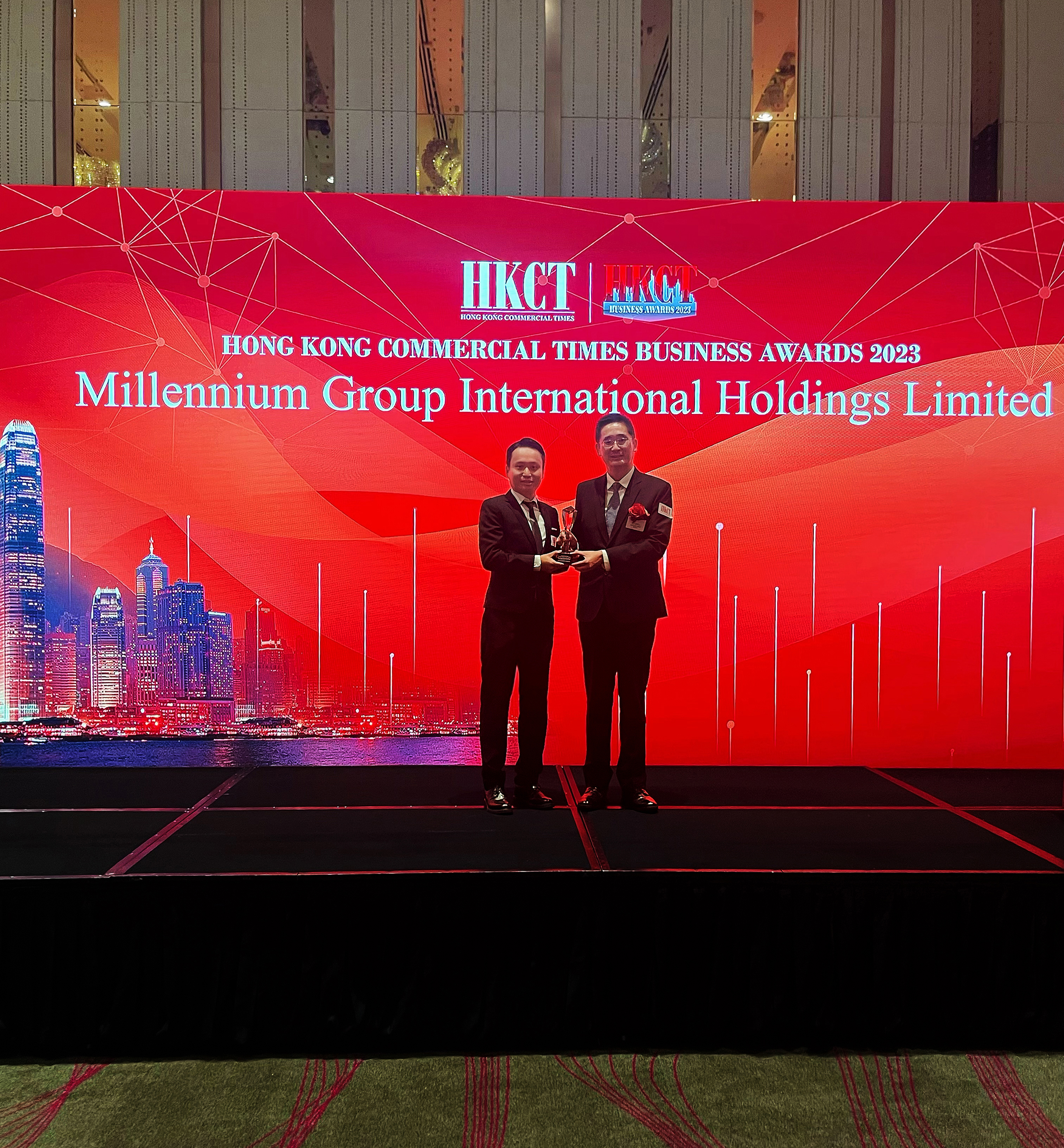 Matthew Lai at the HKCT Business Awards 2023