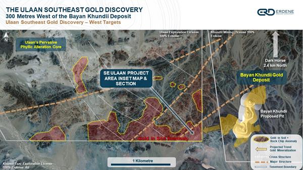 2. THE ULAAN SOUTHEAST GOLD DISCOVERY