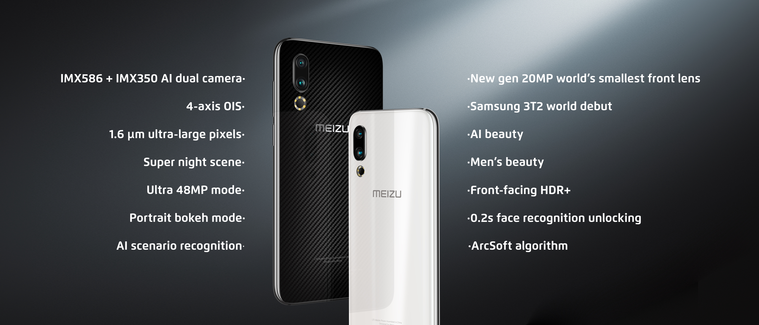 Meizu 16s Camera Features