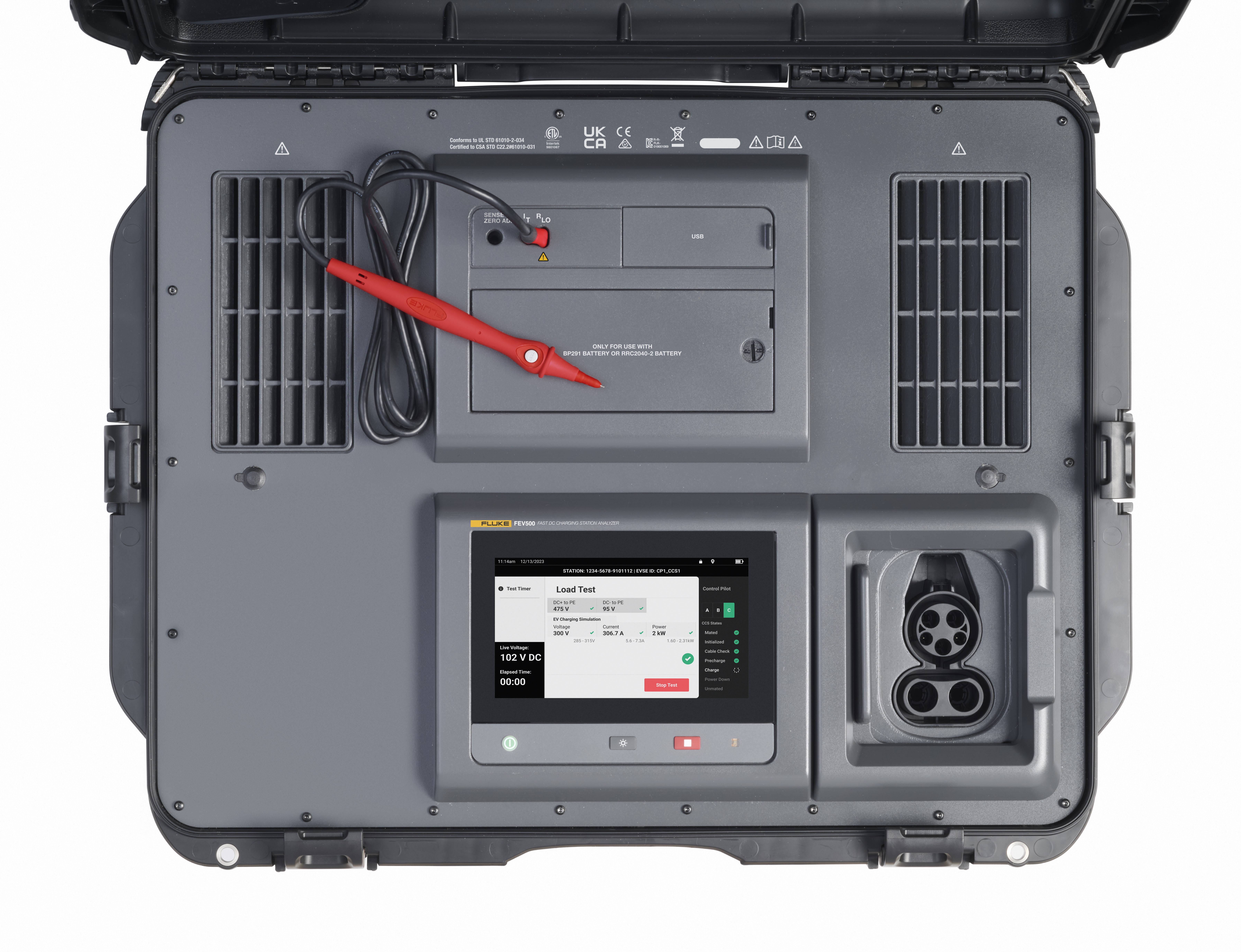 Fluke’s new FEV500 acts as a “virtual EV,” combining safety, communication, and interoperability checks in one tool