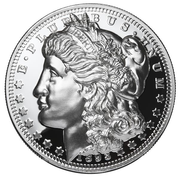 Debut Release if Osborne Mint's American Legacy Collection - 1893 Morgan Silver Dollar Collectible Round.  The Morgan Dollar is second in the series, .999 Pure Fine Silver, presented in a custom-formed curved capsule, is individually edge numbered and accompanied by an official certificate of authenticity directly from Osborne Mint.  Available only through contracted direct distributors and certified precious metal sellers. For more information on Osborne Mint visit our newly redesigned website at www.OsborneMint.com.  #OsborneMint