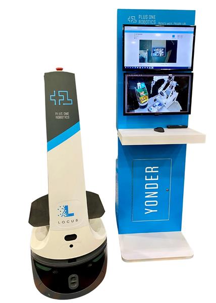 Locus Robotics and Plus One Robotics collaborate on robot-to-robot system with 3D-picking robot arms and AMRs 
