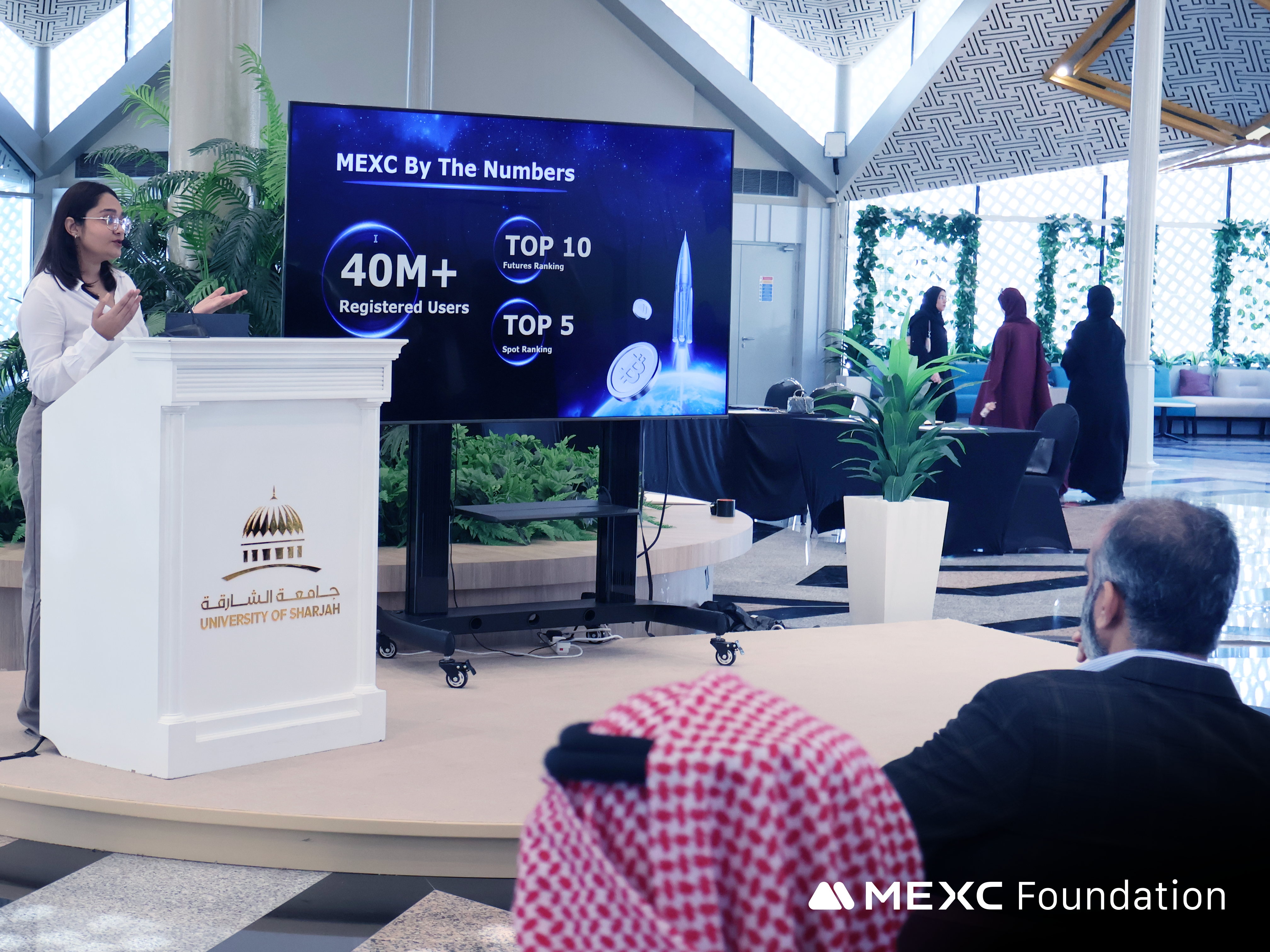 MEXC Foundation announced it has become a sponsor of the University of Sharjah.