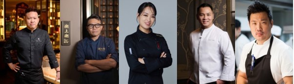 (Left to right: Menex Cheung, Cheung Yat Fung, Jung Ji-sun, Jayson Tang, Andrew Wong)