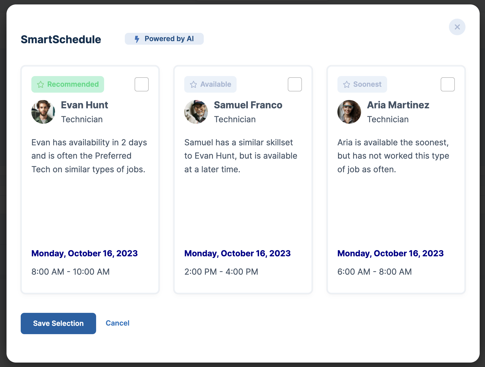 Predictive Scheduling