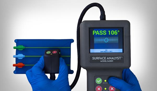 surface analyst 5001 inspecting medical device catheters