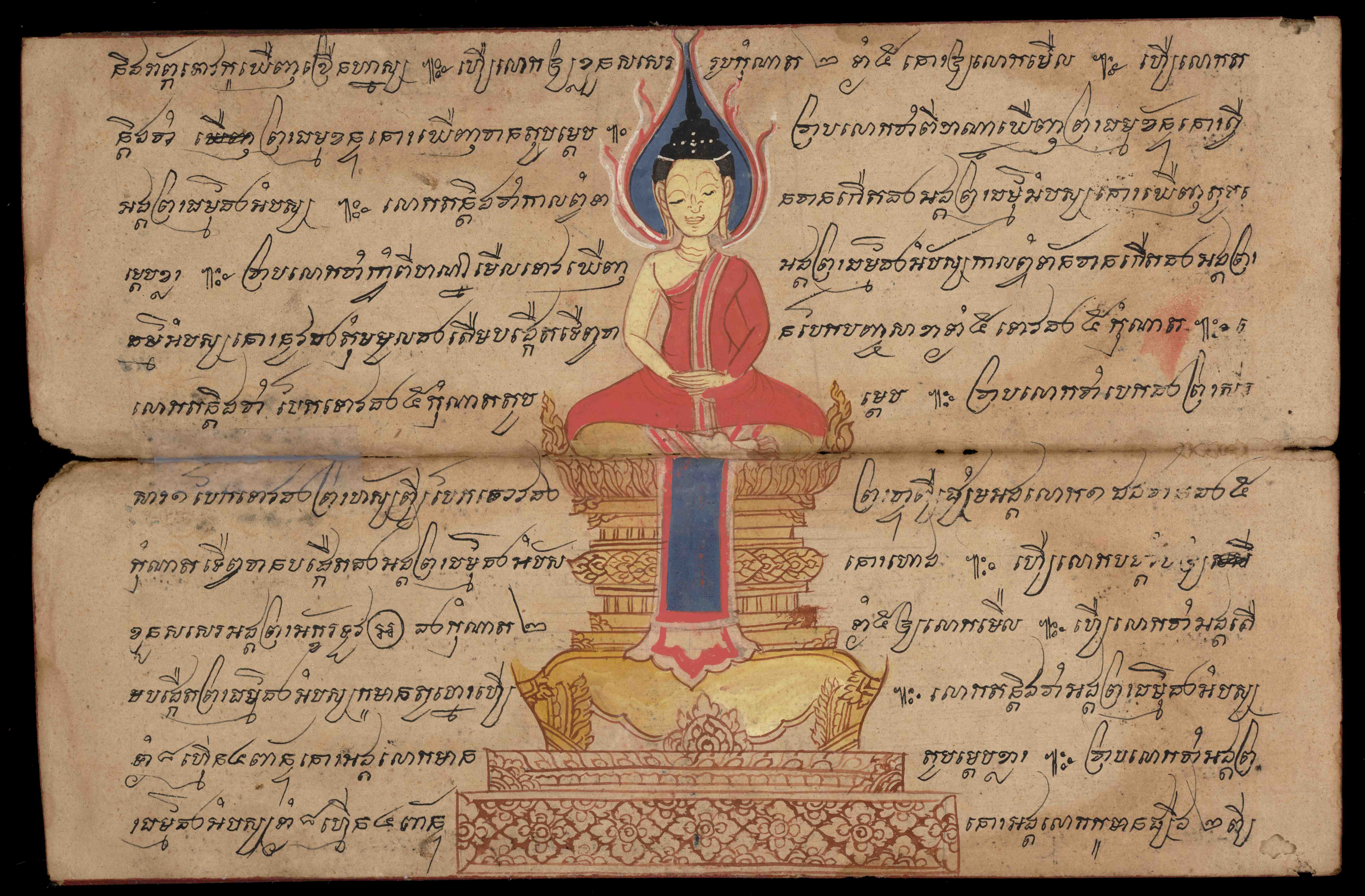 Rare 500-year-old collection of Buddhist literature is preserved