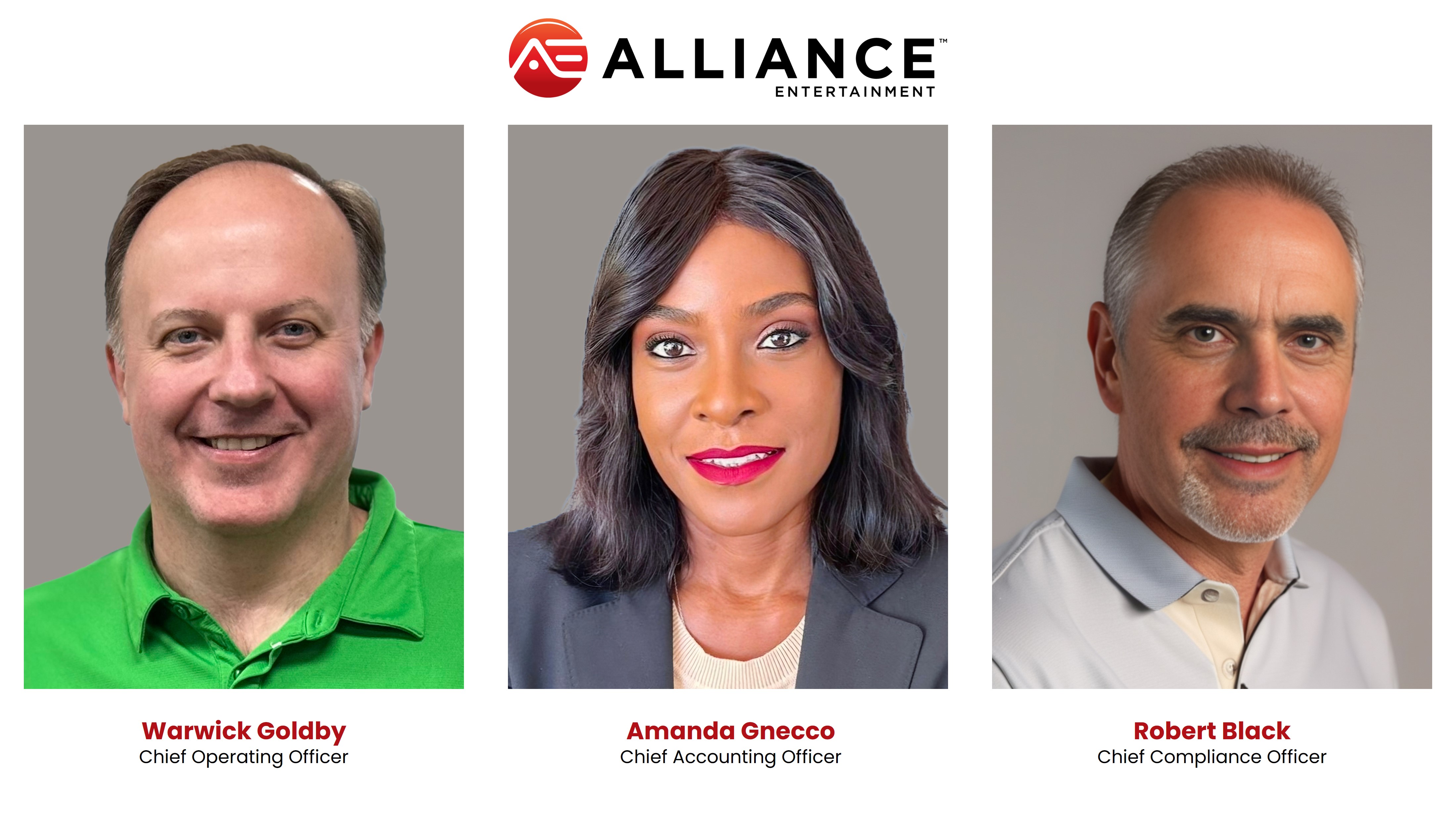 Alliance Entertainment Announces Key Officer Promotions