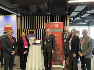 York University and Queen’s University representatives at Government of Canada funding announcement earlier today