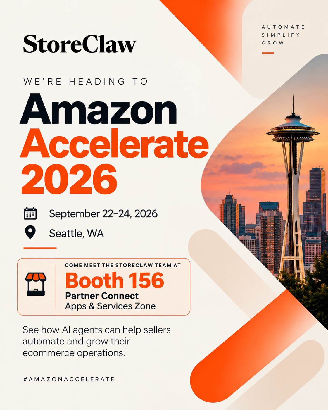 StoreClaw to Exhibit at Amazon Accelerate 2026 to Help Sellers Prepare for Holiday Season