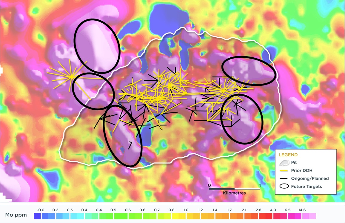 Figure 3 - Warintza Drilling and Future Targets
