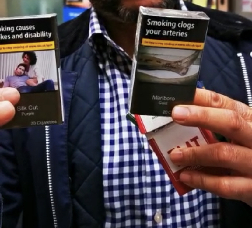 The colourful packs of TAAT™ are visibly distinguished from packs of Marlboro (sold by Philip Morris International, to be discontinued in the United Kingdom by 2030) and Silk Cut (sold by Japan Tobacco International), both of which must be sold in “plain packaging” under U.K. law with minimal brand identifiers. As TAAT™ endeavours to fill the market gap in the United Kingdom that is set to result from Philip Morris International’s discontinuation of tobacco cigarettes across the country, the eye-catching design of TAAT™ packs can provide a unique competitive advantage over the remaining tobacco firms, with two containers of TAAT™ currently destined for distribution in the U.K. as well as Ireland.