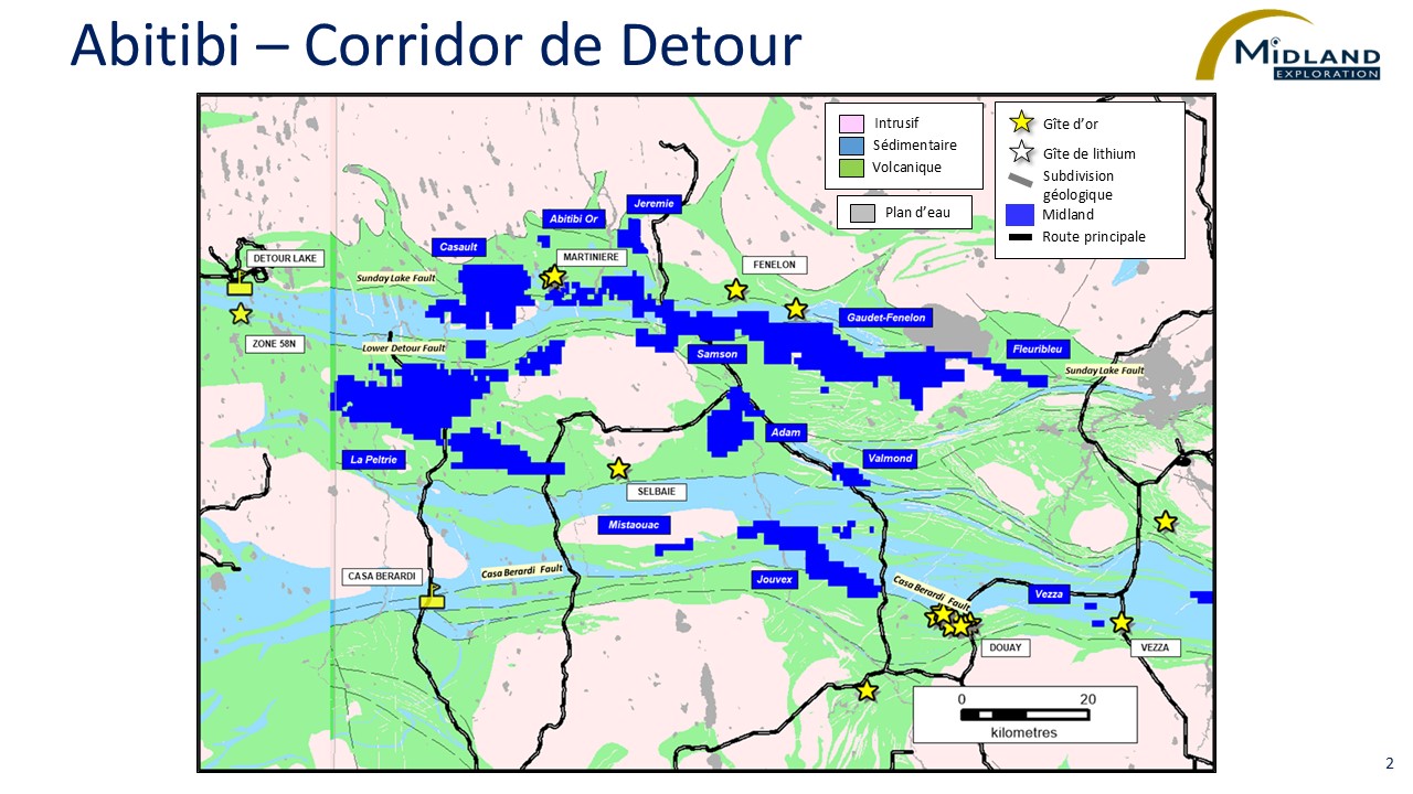 Figure 2 Abitibi-Corridor de Detour