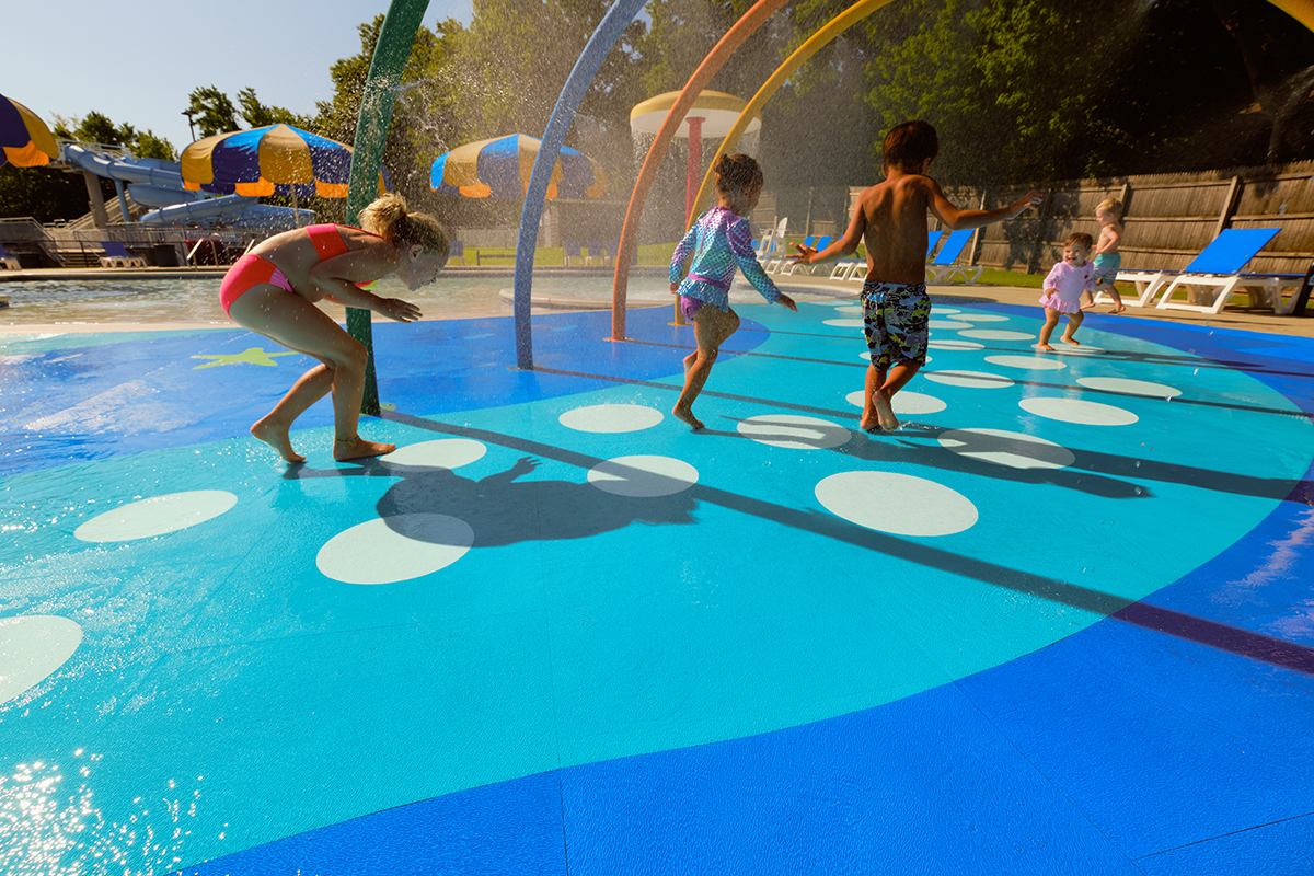 The Westfield Memorial Pool Complex in Westfield, N.J., features Life Floor tiles. Life Floor products are the first to be certified to the new interactive water venue flooring safety criteria added to NSF/ANSI 50.

Photo credit: Garrett Reid