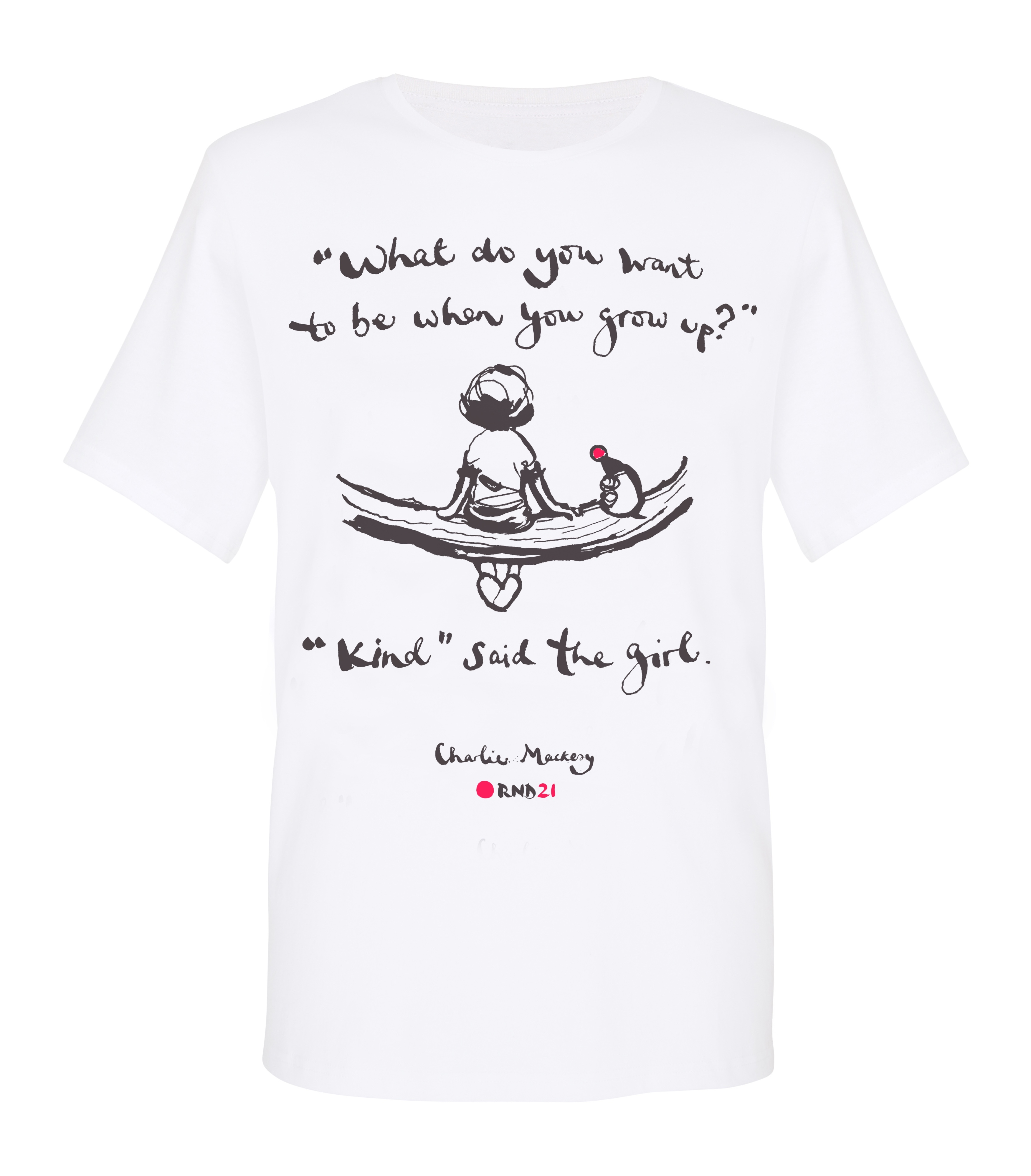 TWO LIMITED EDITION RED NOSE DAY TSHIRTS DESIGNED BY
