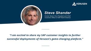 Steve Shander brings over 30 years of value-creating customer experience insights to Verusen’s Board

