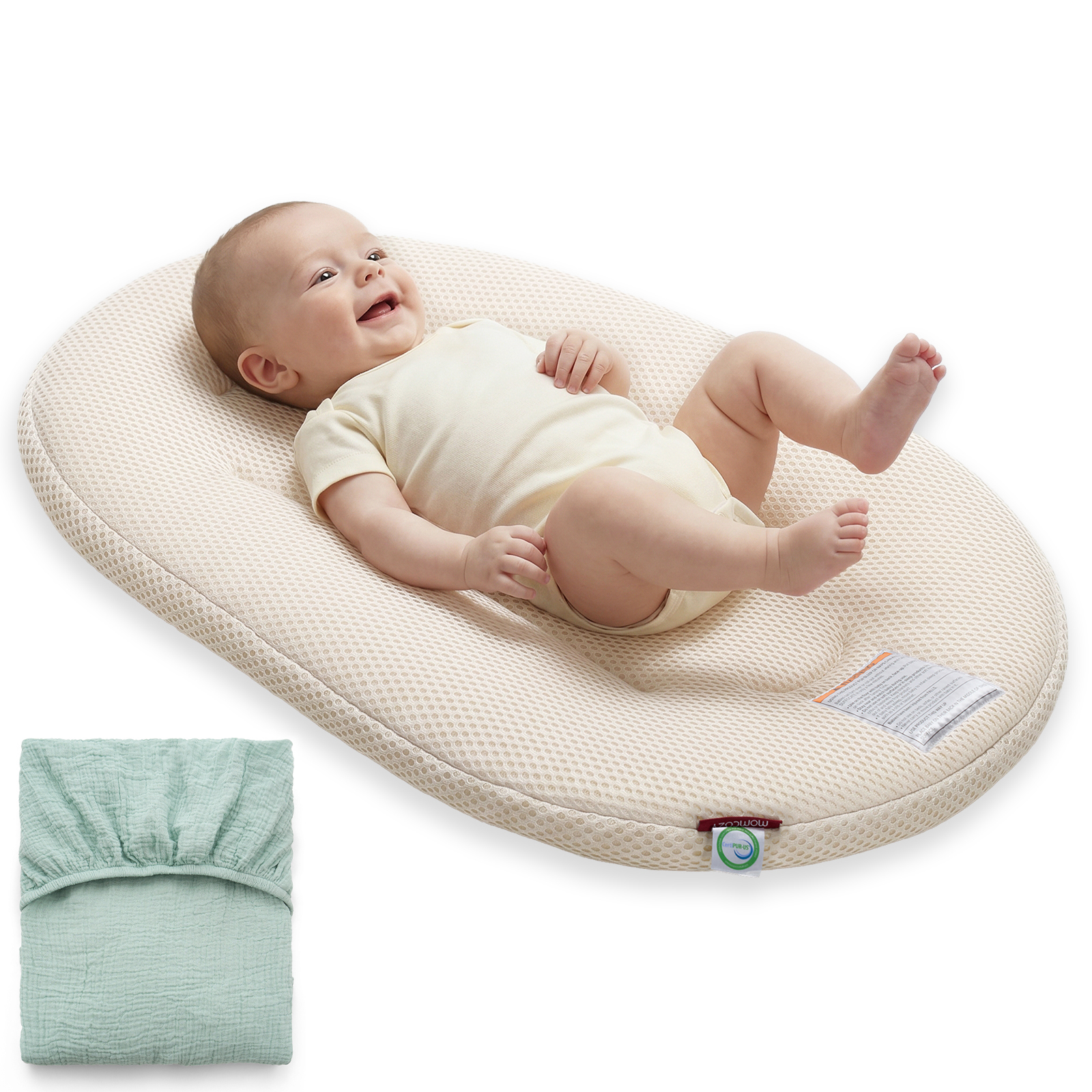 Momcozy Unveils New Baby Lounger: A CPSC-Compliant Baby Essential with Sweat-Less Comfort and Ergo-Embrace Support for Supervised Tummy Time, Play, an