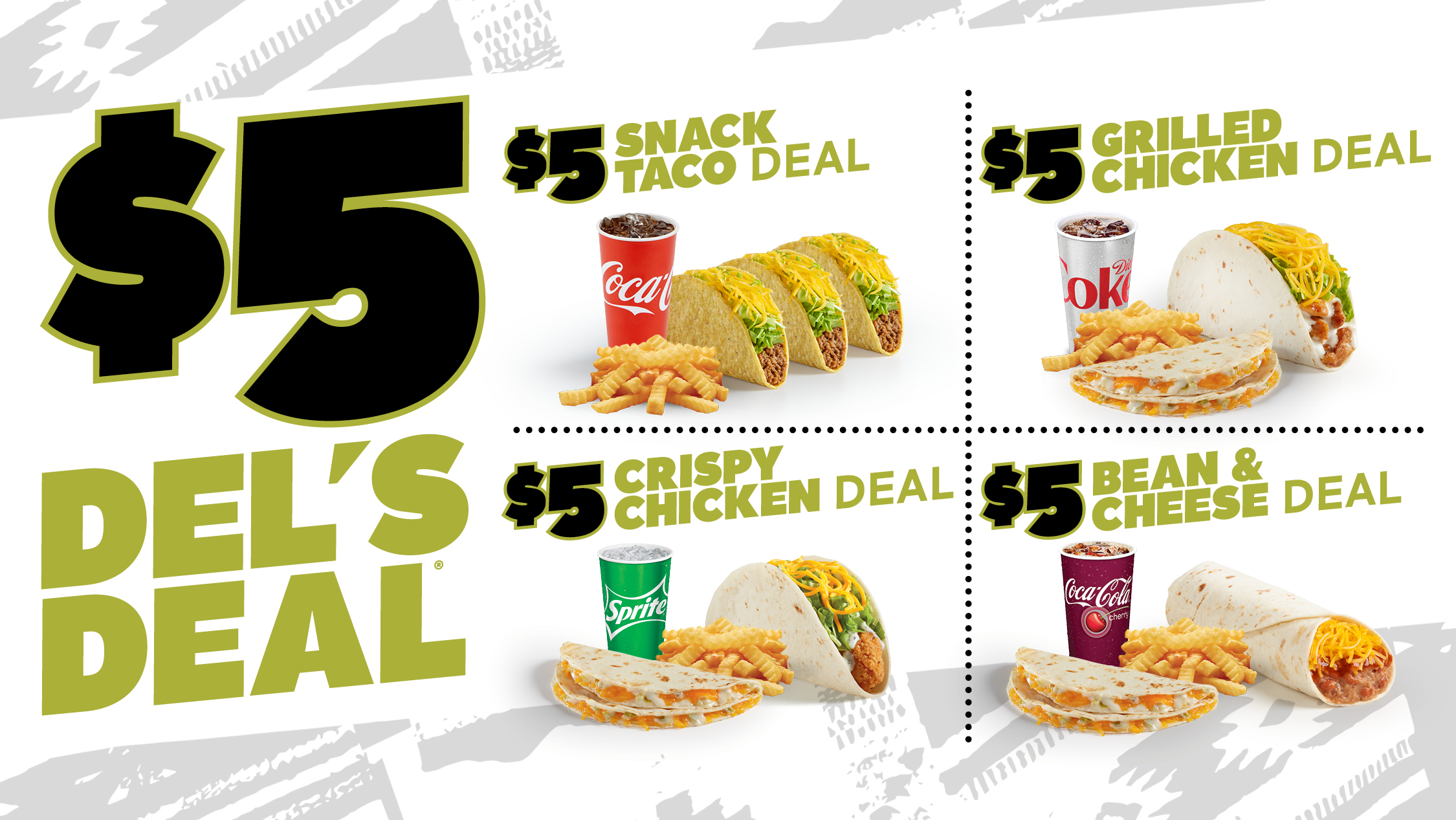 Del Taco - 20 Under $2 Menu