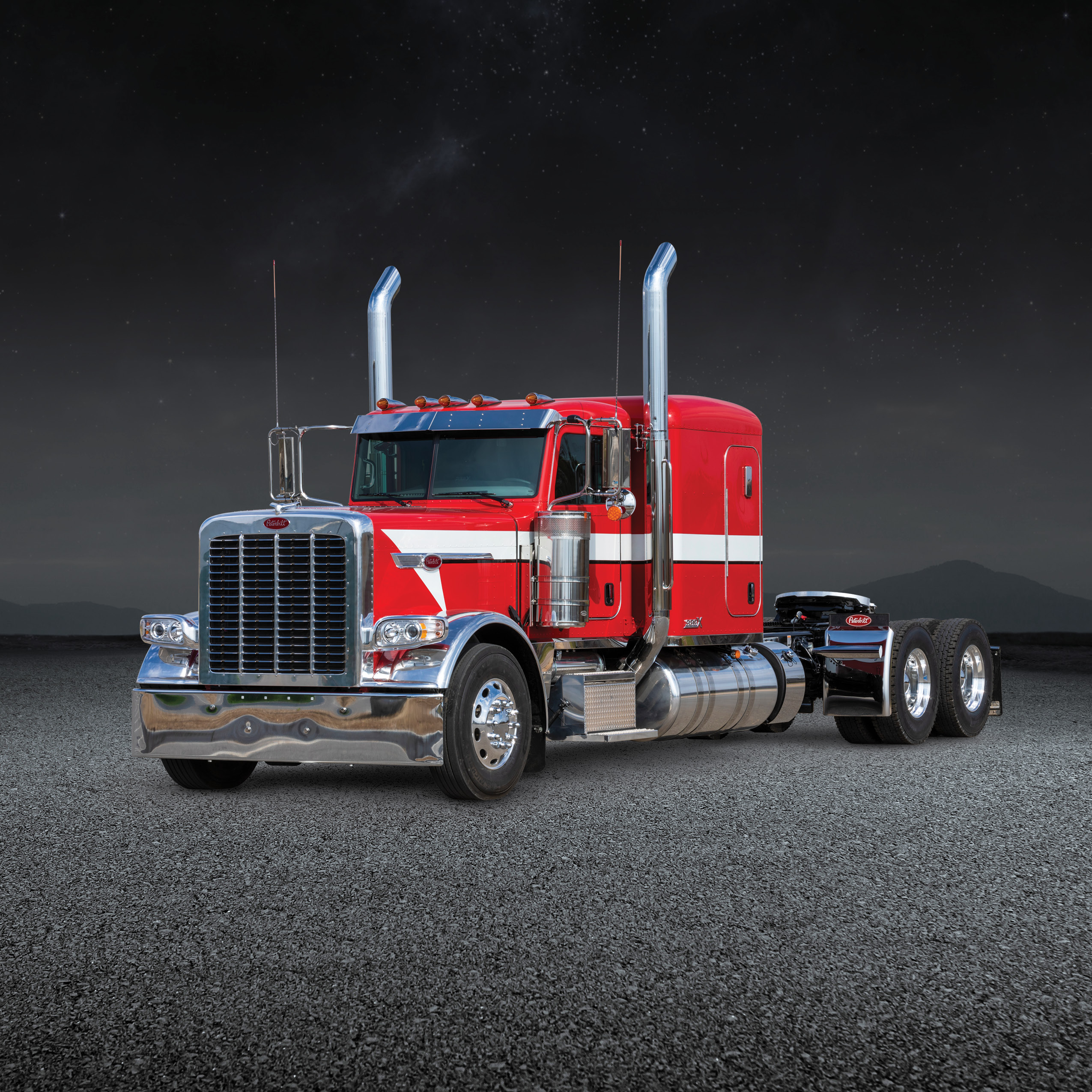 A photo of the last Peterbilt Model 389